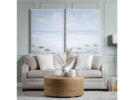 Costa Rica Tan/Brown Banana Rope Cocktail Table - Ornate Home