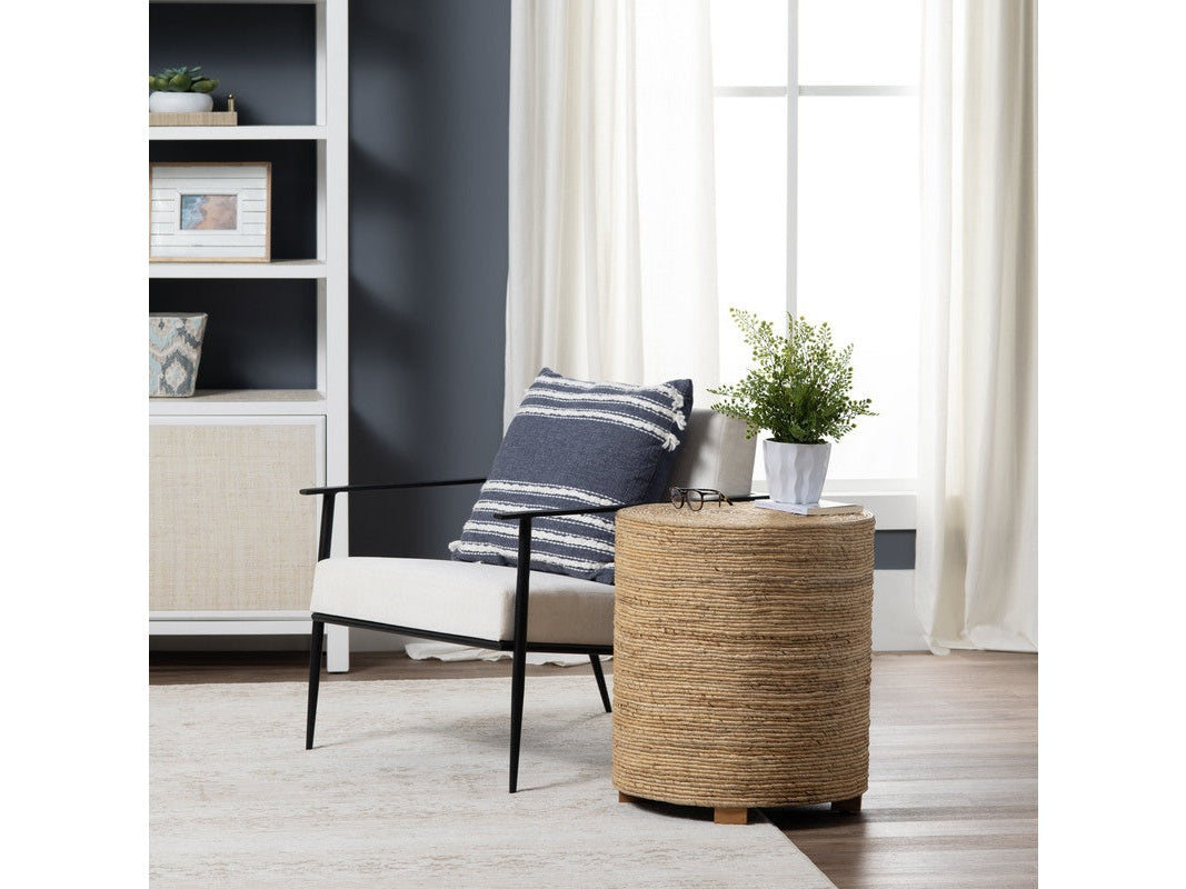 Costa Rica Tan/Brown Banana Rope End Table - Ornate Home