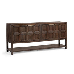 Costa Tundra Brown 4-Door Cabinet