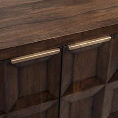 Costa Tundra Brown 4-Door Cabinet
