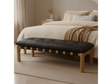Costello Black Bench - Ornate Home