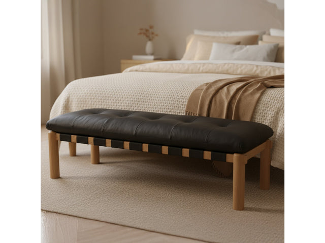 Costello Black Bench - Ornate Home