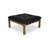 Costello Black Ottoman - Ornate Home