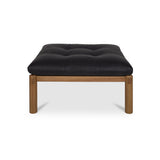 Costello Black Ottoman - Ornate Home
