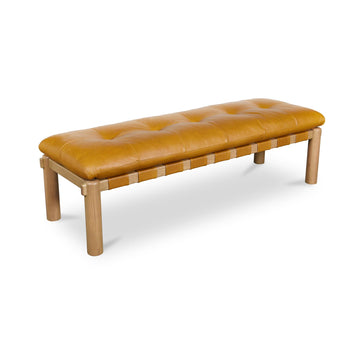 Costello Tan Bench - Ornate Home