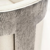 Cosway White/Cream Fabric Chair - Ornate Home