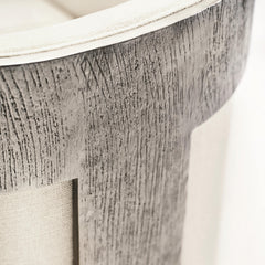 Cosway White/Cream Fabric Chair - Ornate Home