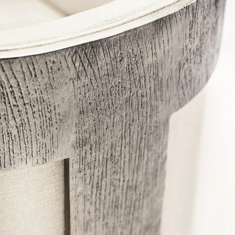 Cosway White/Cream Fabric Chair - Ornate Home