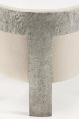 Cosway White/Cream Fabric Chair - Ornate Home