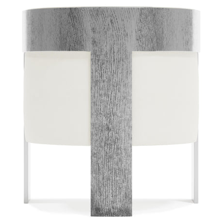 Cosway White/Cream/Grey Leather Chair - Ornate Home