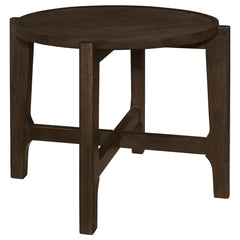 Cota Dark Brown 3-piece Solid Wood Coffee and End Table Set - Ornate Home