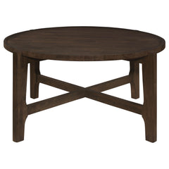 Cota Dark Brown 3-piece Solid Wood Coffee and End Table Set - Ornate Home