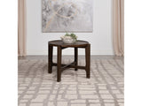 Cota Dark Brown End Table - Ornate Home