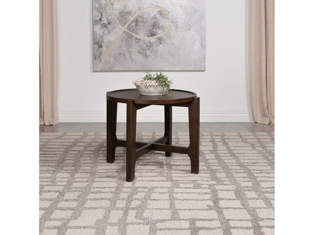Cota Dark Brown End Table - Ornate Home