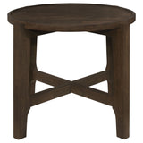 Cota Dark Brown End Table - Ornate Home