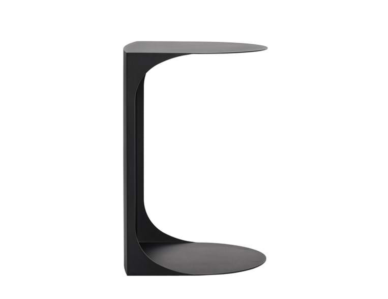 Cote Black Metal Accent Table - Ornate Home