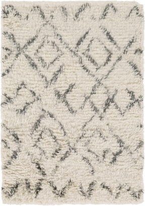 Cotgrave 2x3 Cream Trellis Small Wool Rug - Clearance - Ornate Home