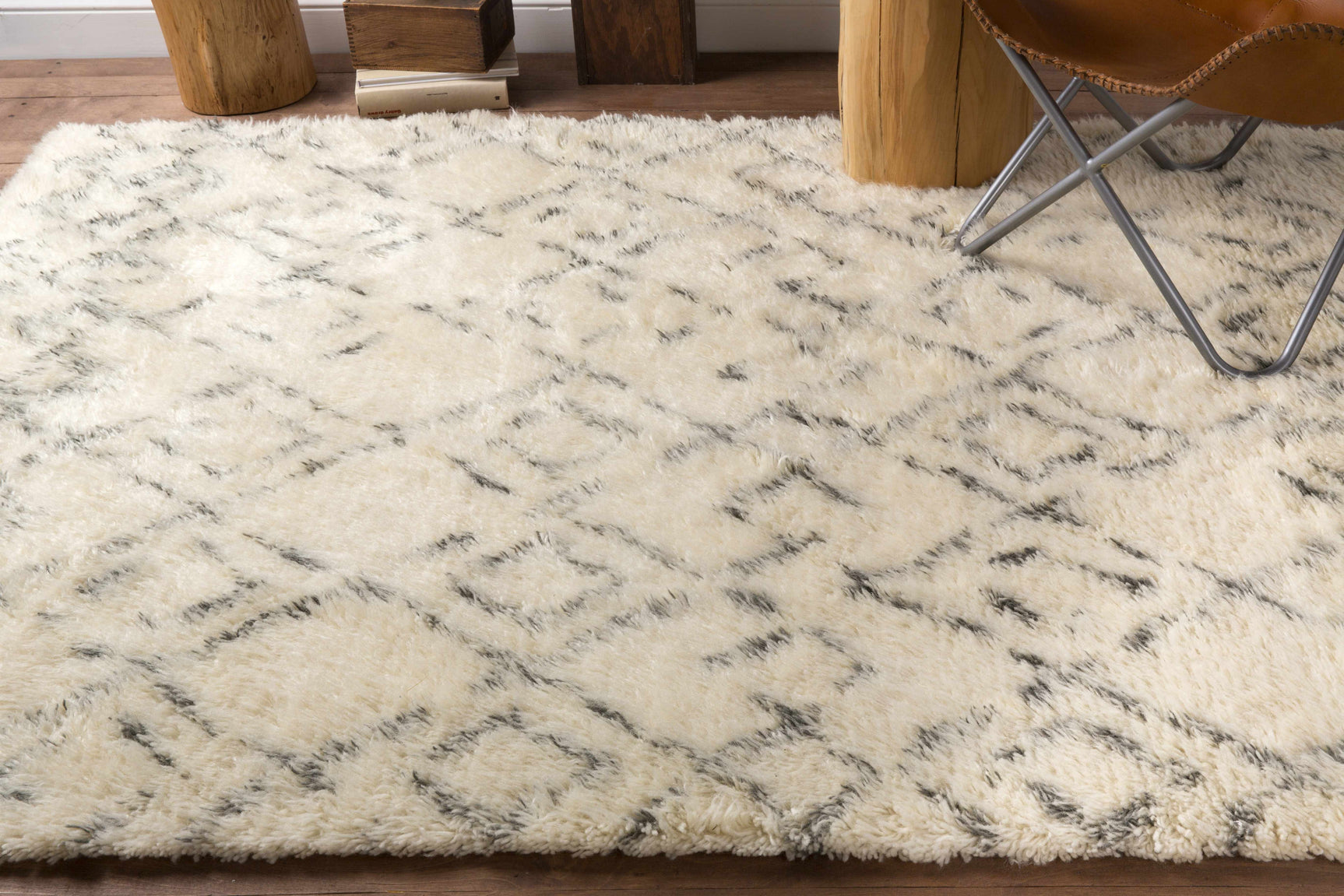 Cotgrave 2x3 Cream Trellis Small Wool Rug - Clearance - Ornate Home