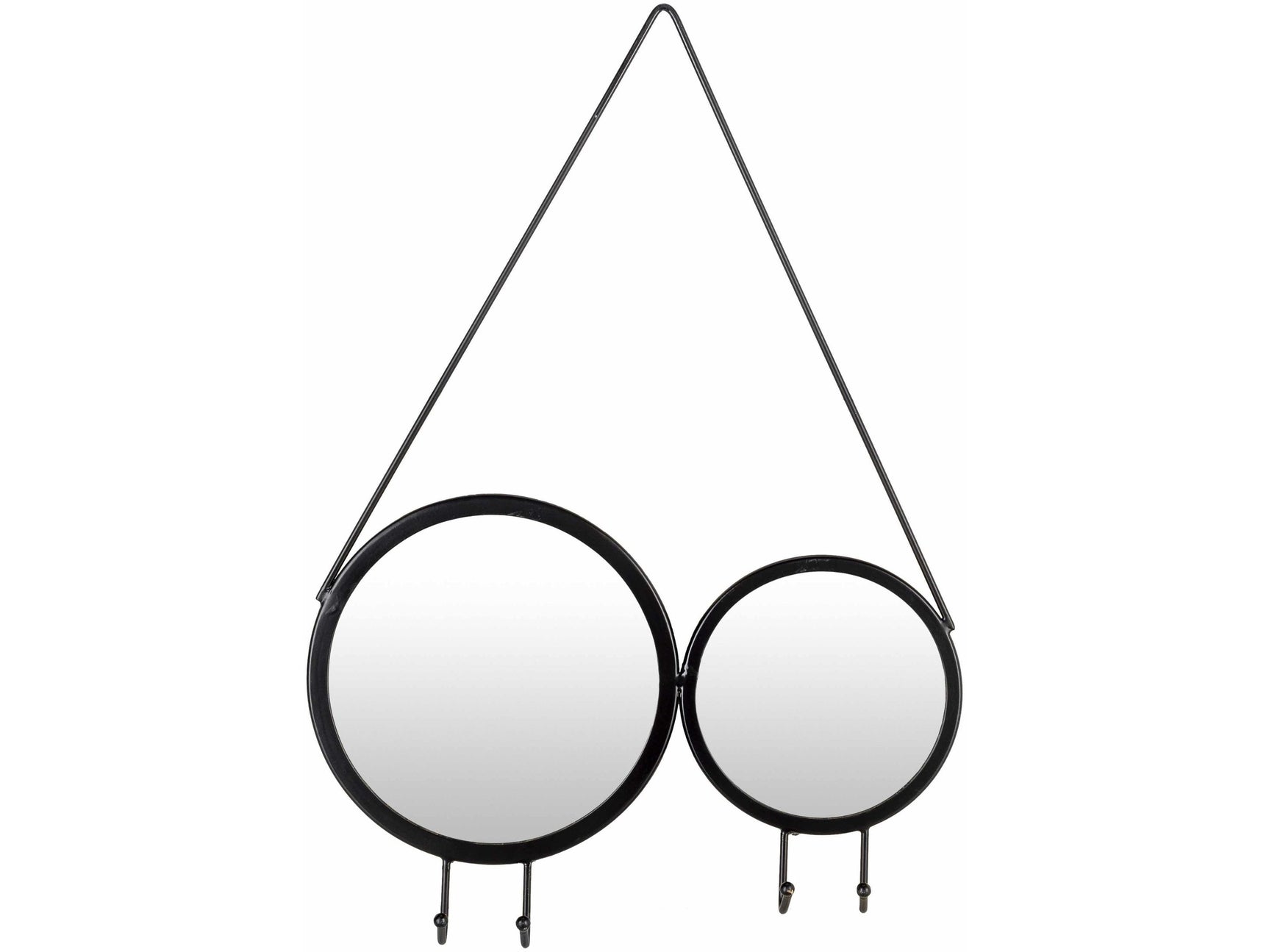 Cotmon Black Iron Frame Mirror - Ornate Home