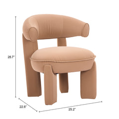 Cotsen Tan Accent Chair - Ornate Home