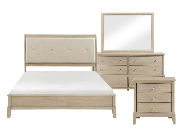 Cotterill Beige 4-Piece Queen Bedroom Set - Ornate Home