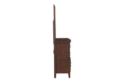 Cotterill Dark Cherry/Black 4-piece Queen Bedroom Set - Ornate Home
