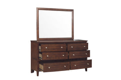 Cotterill Dark Cherry/Black 4-piece Queen Bedroom Set - Ornate Home
