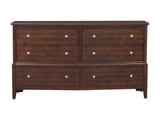 Cotterill Dark Cherry Dresser - Ornate Home