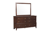 Cotterill Dark Cherry Dresser - Ornate Home