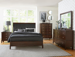 Cotterill Dark Cherry Eastern King Bed - Ornate Home