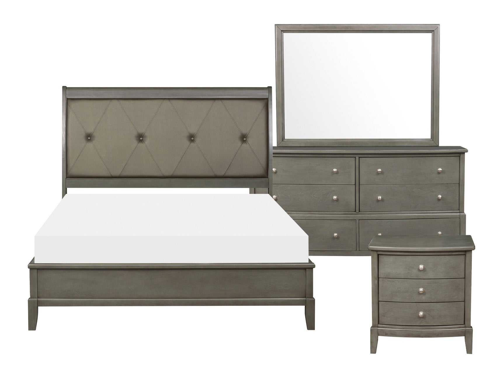 Cotterill Gray 4-piece Queen Bedroom Set - Ornate Home