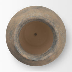 Cotto Taupe Weathered Tall Terracotta Vase - Ornate Home