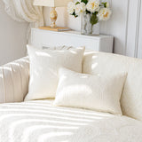 Cotton Quilted Sofa Cover, Non-Slip Couch Protector Fits Backrest, Seat & Armrest - Ornate Home
