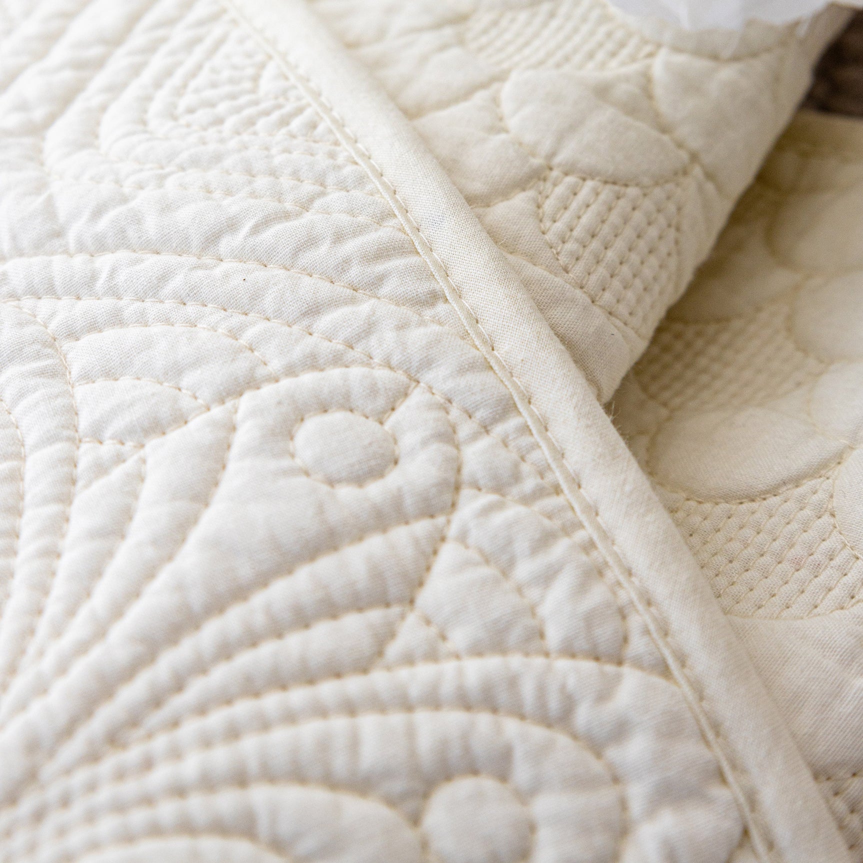 Cotton Quilted Sofa Cover, Non-Slip Couch Protector Fits Backrest, Seat & Armrest - Ornate Home