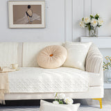 Cotton Quilted Sofa Cover, Non-Slip Couch Protector Fits Backrest, Seat & Armrest - Ornate Home