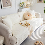 Cotton Quilted Sofa Cover, Non-Slip Couch Protector Fits Backrest, Seat & Armrest - Ornate Home