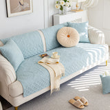 Cotton Quilted Sofa Cover, Non-Slip Couch Protector Fits Backrest, Seat & Armrest - Ornate Home