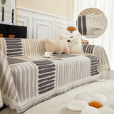 Cotton Sofa Blanket Cover, Throw Blanket Couch Protector, Extra Large Blanket to Cover Couch - Ornate Home