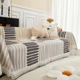Cotton Sofa Blanket Cover, Throw Blanket Couch Protector, Extra Large Blanket to Cover Couch - Ornate Home