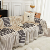 Cotton Sofa Blanket Cover, Throw Blanket Couch Protector, Extra Large Blanket to Cover Couch - Ornate Home