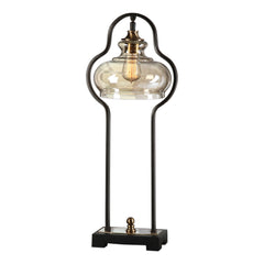 Cotulla Aged Black Desk Lamp - Ornate Home