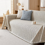 Couch Cover Blanket Couch Covers for Most Shape Sofas Washable Durable Sofa Throw Cover with Tassels - Ornate Home