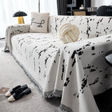 Couch Cover Reversible Chenille Sofa Slipcover for Sectional Multi-Use Decorative Couch Protector - Ornate Home