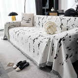 Couch Cover Reversible Chenille Sofa Slipcover for Sectional Multi-Use Decorative Couch Protector - Ornate Home