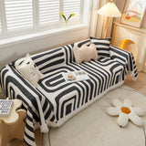 Couch Cover for Most Shape Sofas, Waffle Lattice Sofa Cover Throw, Washable Furniture Covers for Pets - Ornate Home