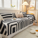 Couch Cover for Most Shape Sofas, Waffle Lattice Sofa Cover Throw, Washable Furniture Covers for Pets - Ornate Home
