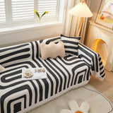 Couch Cover for Most Shape Sofas, Waffle Lattice Sofa Cover Throw, Washable Furniture Covers for Pets - Ornate Home
