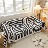 Couch Cover for Most Shape Sofas, Waffle Lattice Sofa Cover Throw, Washable Furniture Covers for Pets - Ornate Home