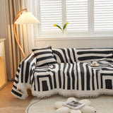 Couch Cover for Most Shape Sofas, Waffle Lattice Sofa Cover Throw, Washable Furniture Covers for Pets - Ornate Home