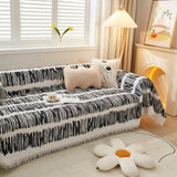 Couch Cover for Most Shape Sofas, Waffle Lattice Sofa Cover Throw, Washable Furniture Covers for Pets - Ornate Home